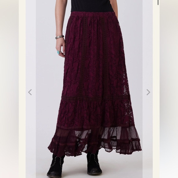 double d ranch petticoats on the prairie silk top matching skirt RTL $700 XS NWT - Picture 7 of 14